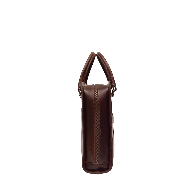 Leather Business Bag for Men in Crazy Brown, Carlos by Obi Pelle#Color_Crazy Brown