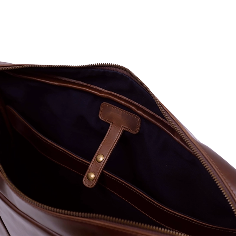 Leather Laptop Bag for Men in Crazy Brown, Ambassador by Obi Pelle#Color_Crazy Brown